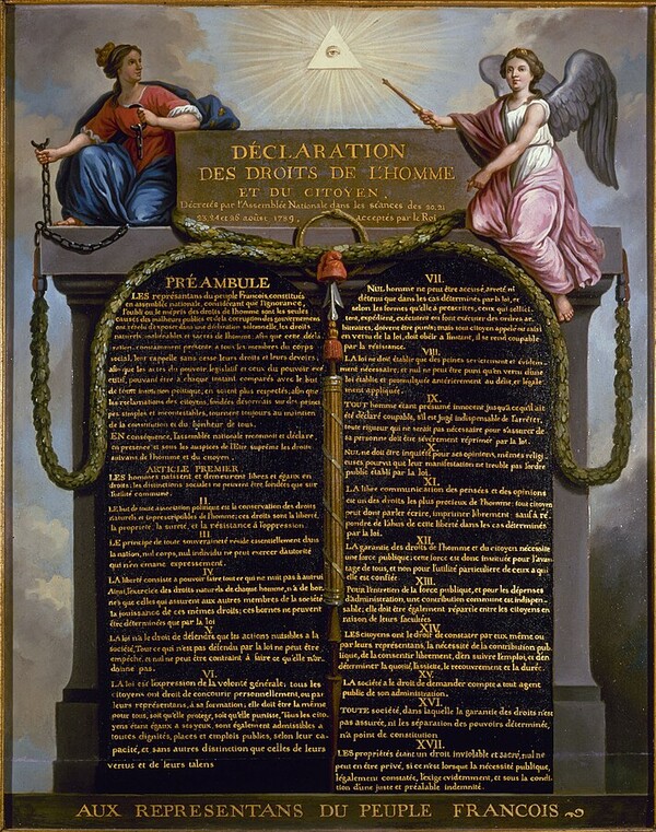 Declaration of the Rights of Man and of the Citizen in 1789 (Contributed by Mun Su Hyun)